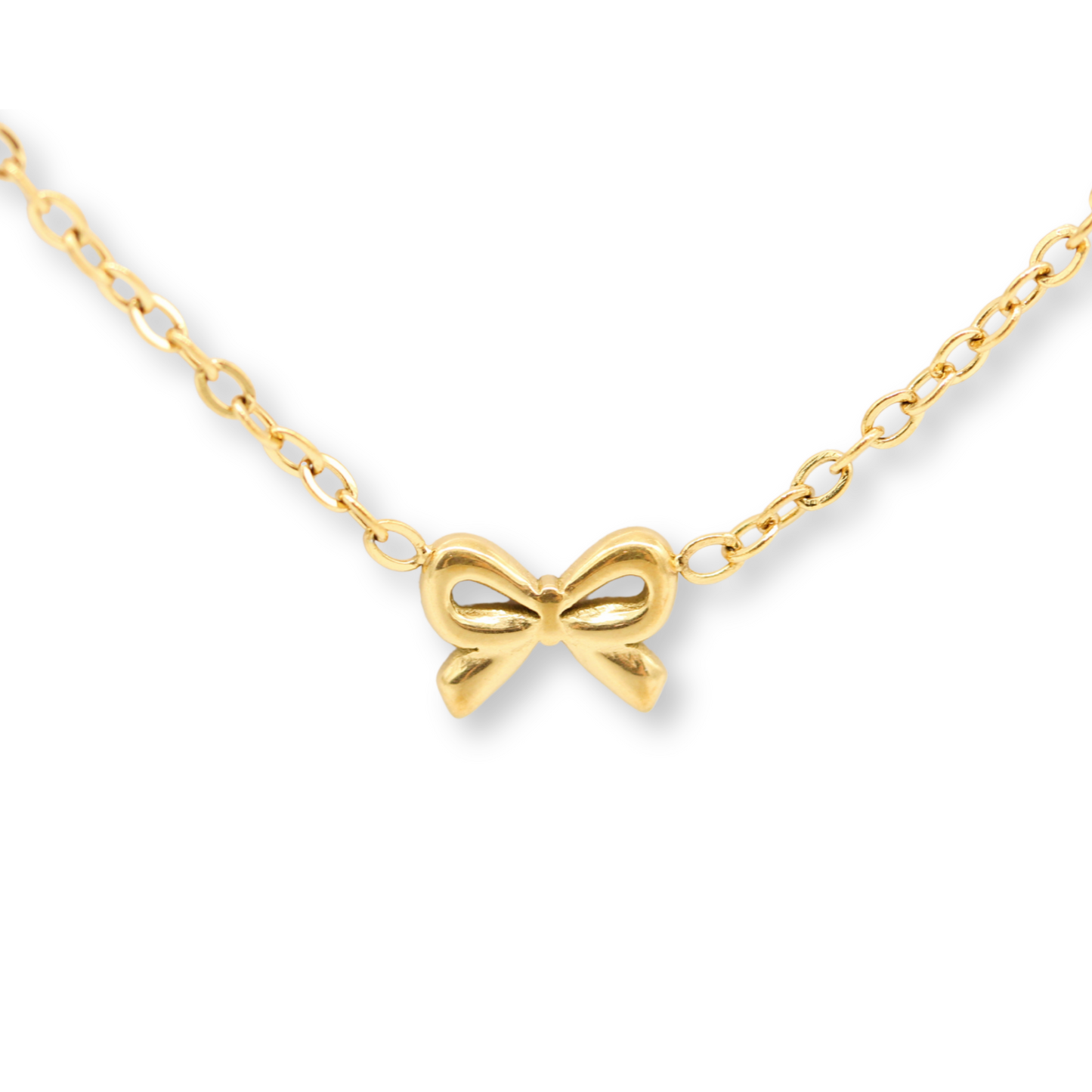 Bow Charm Necklace