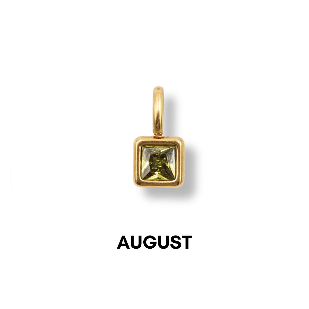 Birthstone Charms Gold