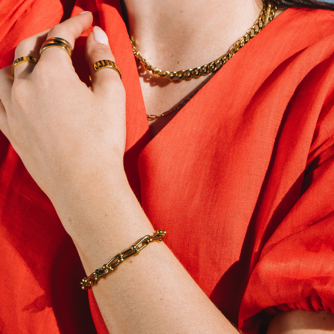 U-Link Bracelet Gold