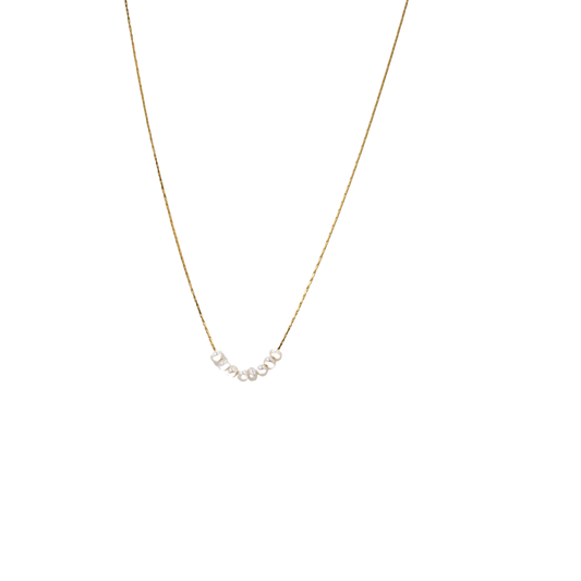 Dainty Necklace With Freshwater Pearls