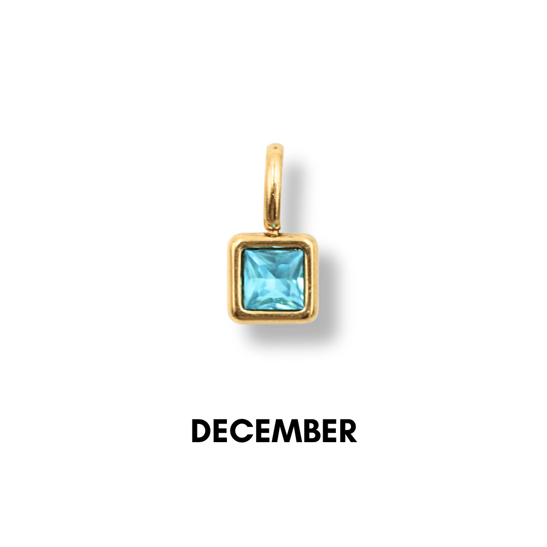 Birthstone Charms Gold