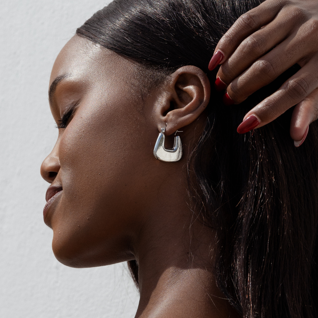 Gemma Earrings Silver