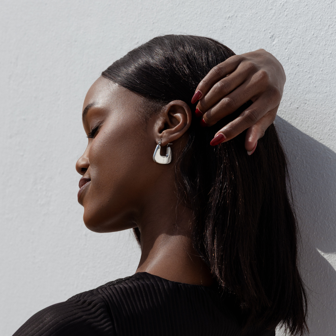 Gemma Earrings Silver