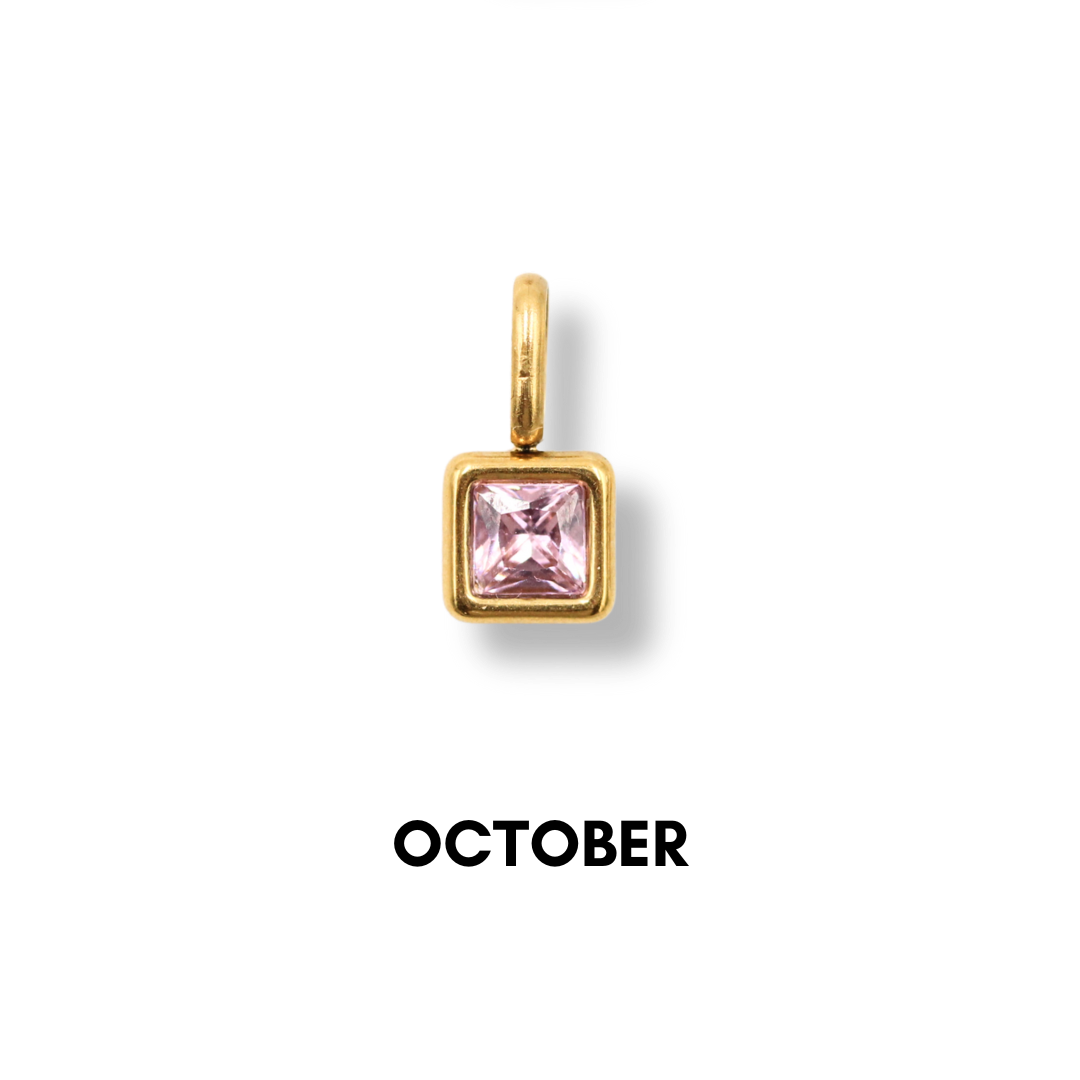 Birthstone Charms Gold