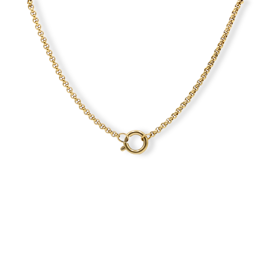 Clasp Charm Necklace Gold