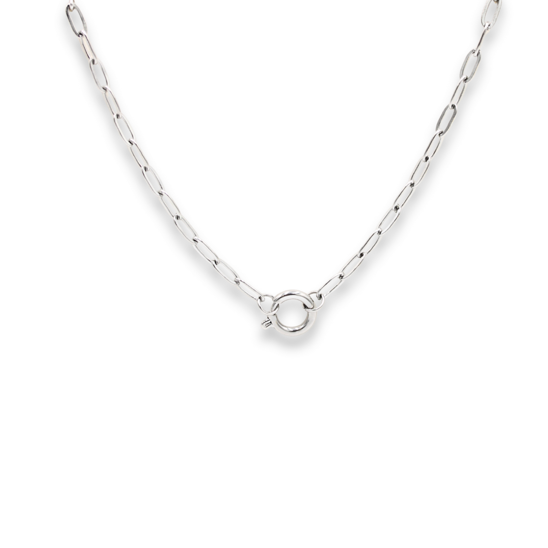 Birthstone Necklace Silver