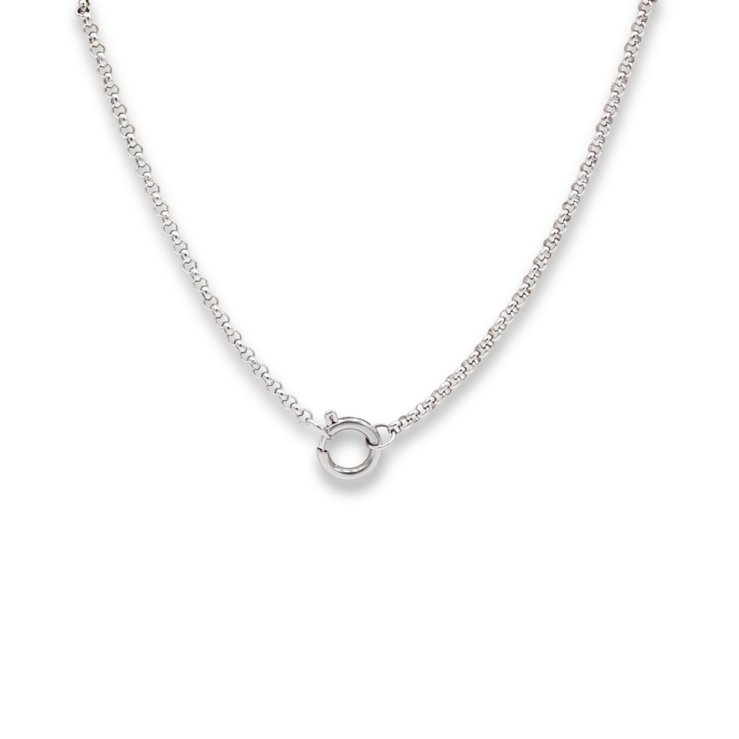 Birthstone Necklace Silver