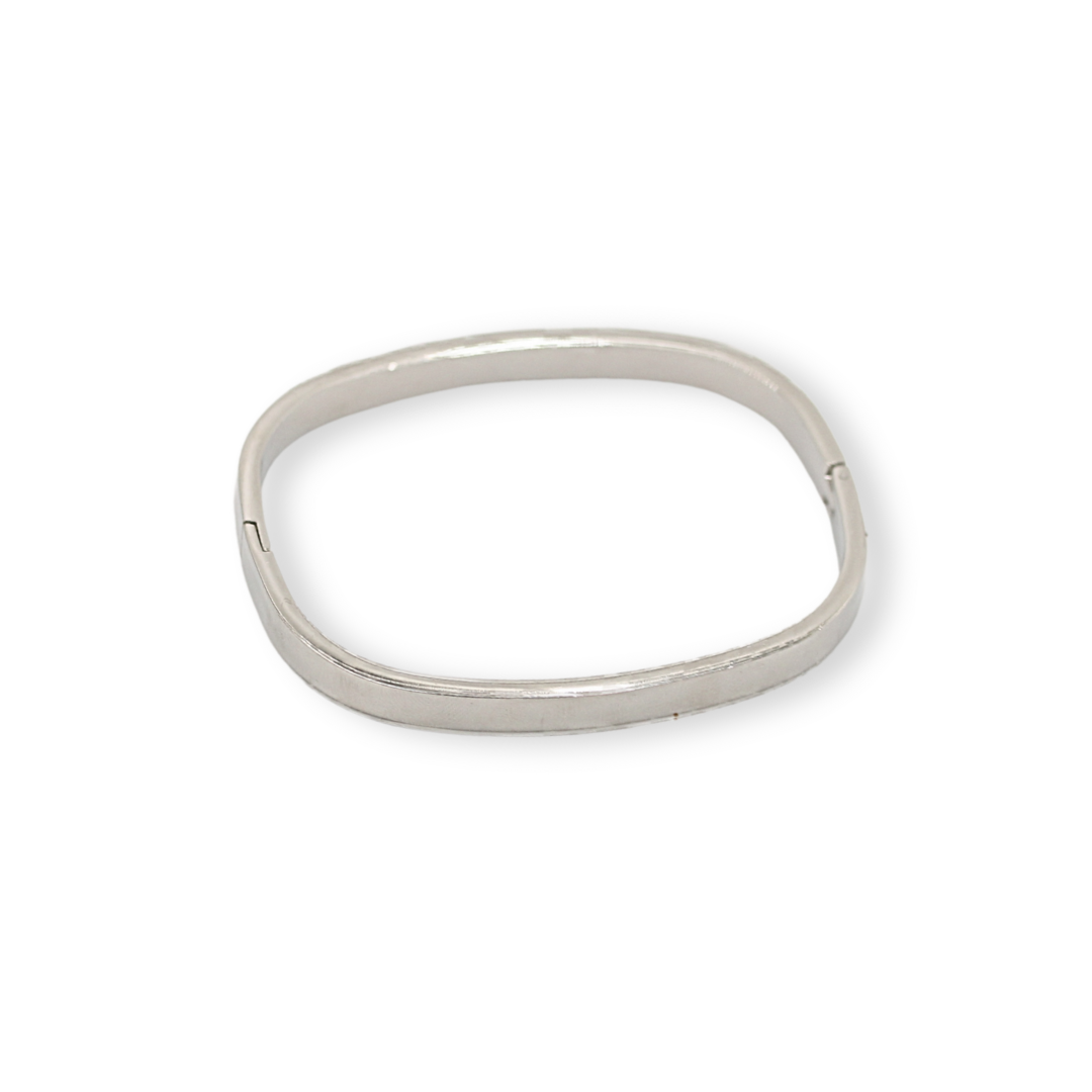 NEW Square Bangle Silver
