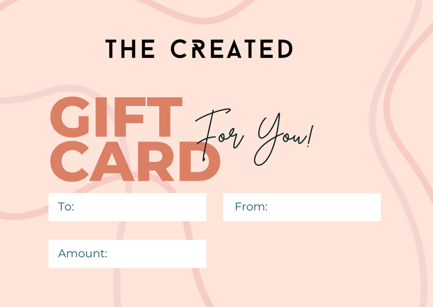 The Created Gift Card