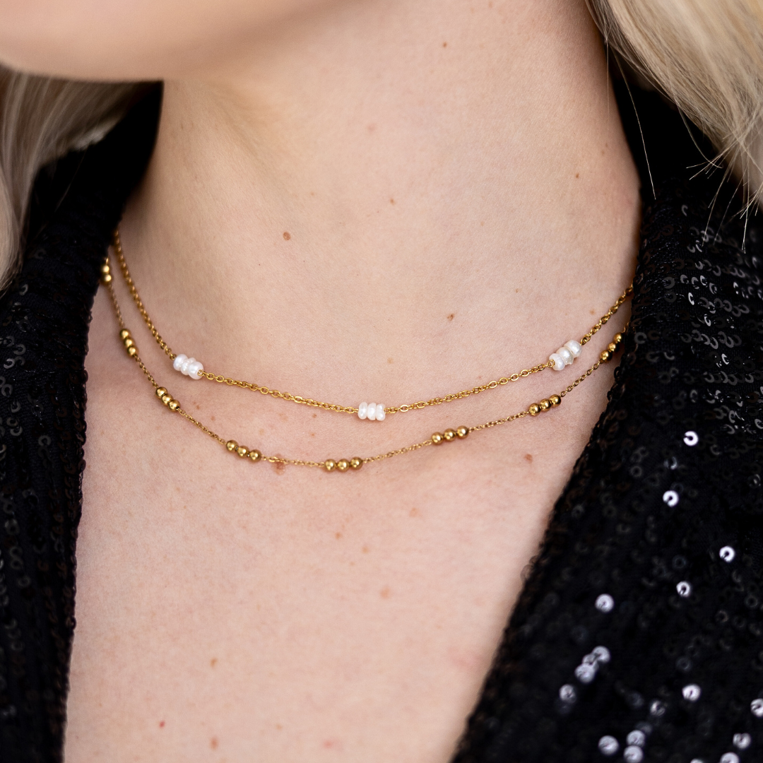 Trinity Pearl Necklace