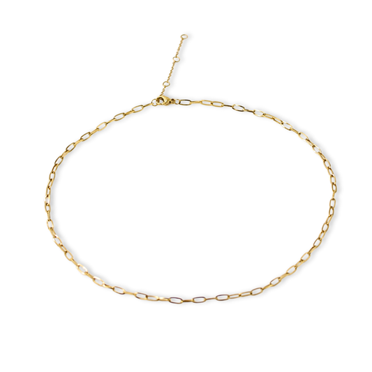 Dainty Paperclip Necklace