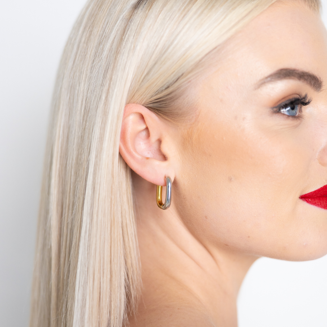 Reversible Oval Hoops