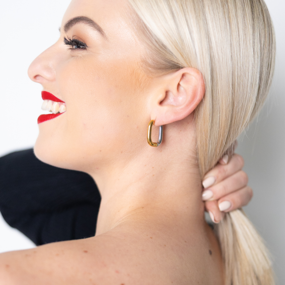 Reversible Oval Hoops