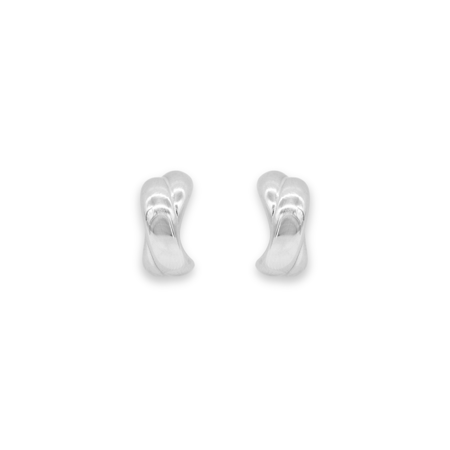 Cancer Awareness Earrings Silver