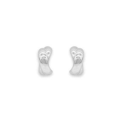 Cancer Awareness Earrings Silver