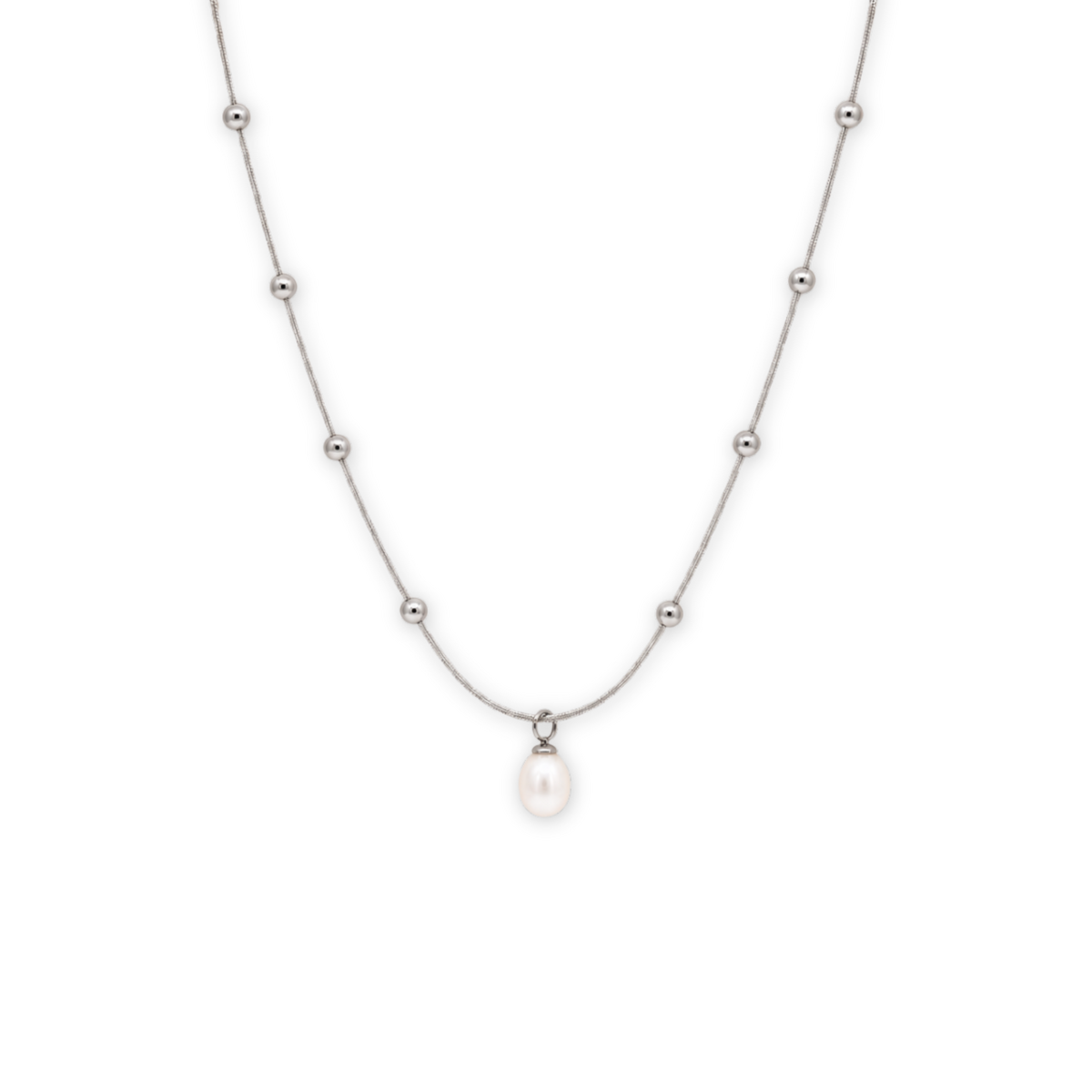 Chrissey Necklace Silver
