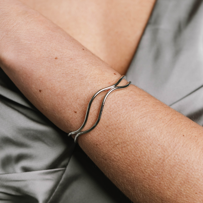 Red Sea Bangle Silver