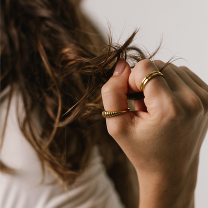 Ribbed Dome Ring