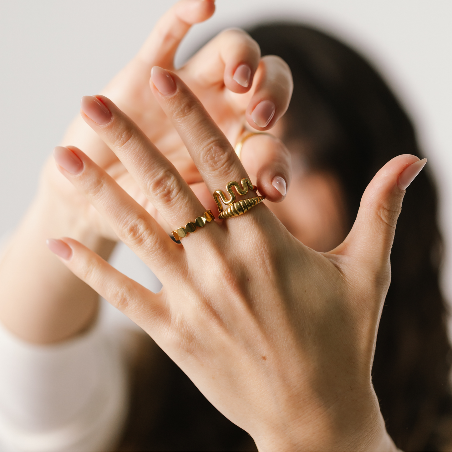 Ribbed Dome Ring
