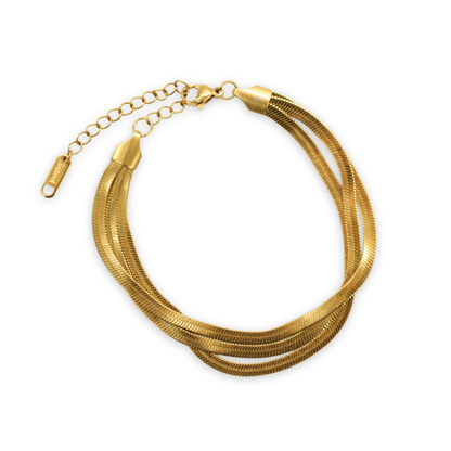 Triple Snake Bracelet