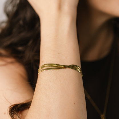 Triple Snake Bracelet