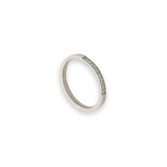 Half Eternity Ring Silver