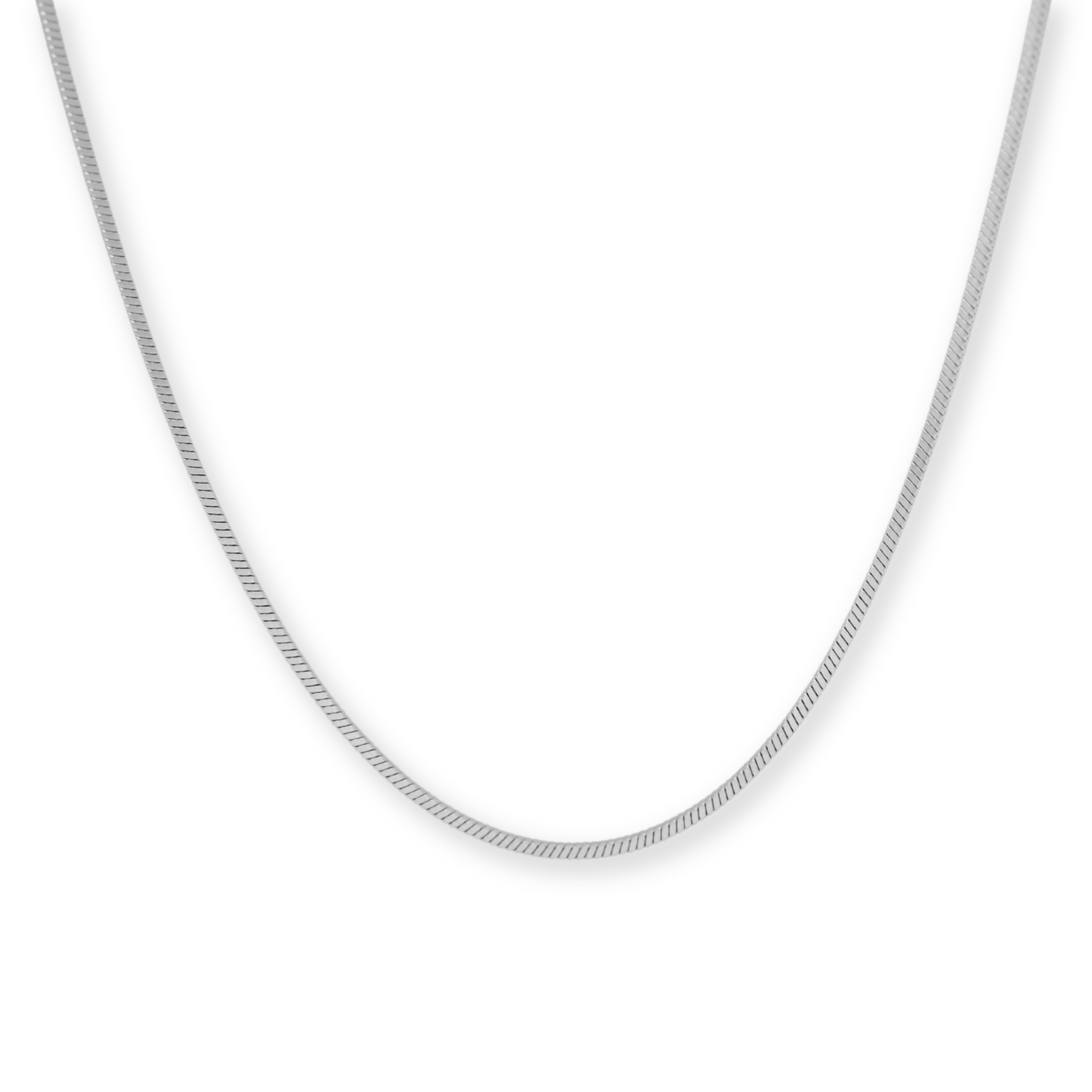 Extra-Length Snake Chain Silver