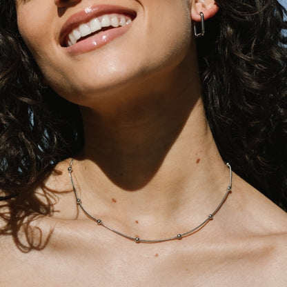 Plain Ball Chain Silver