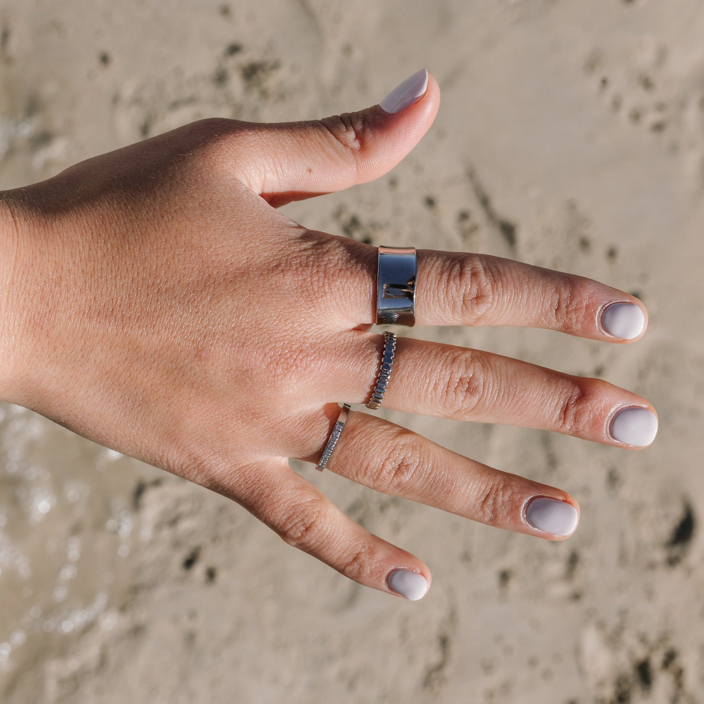 Half Eternity Ring Silver