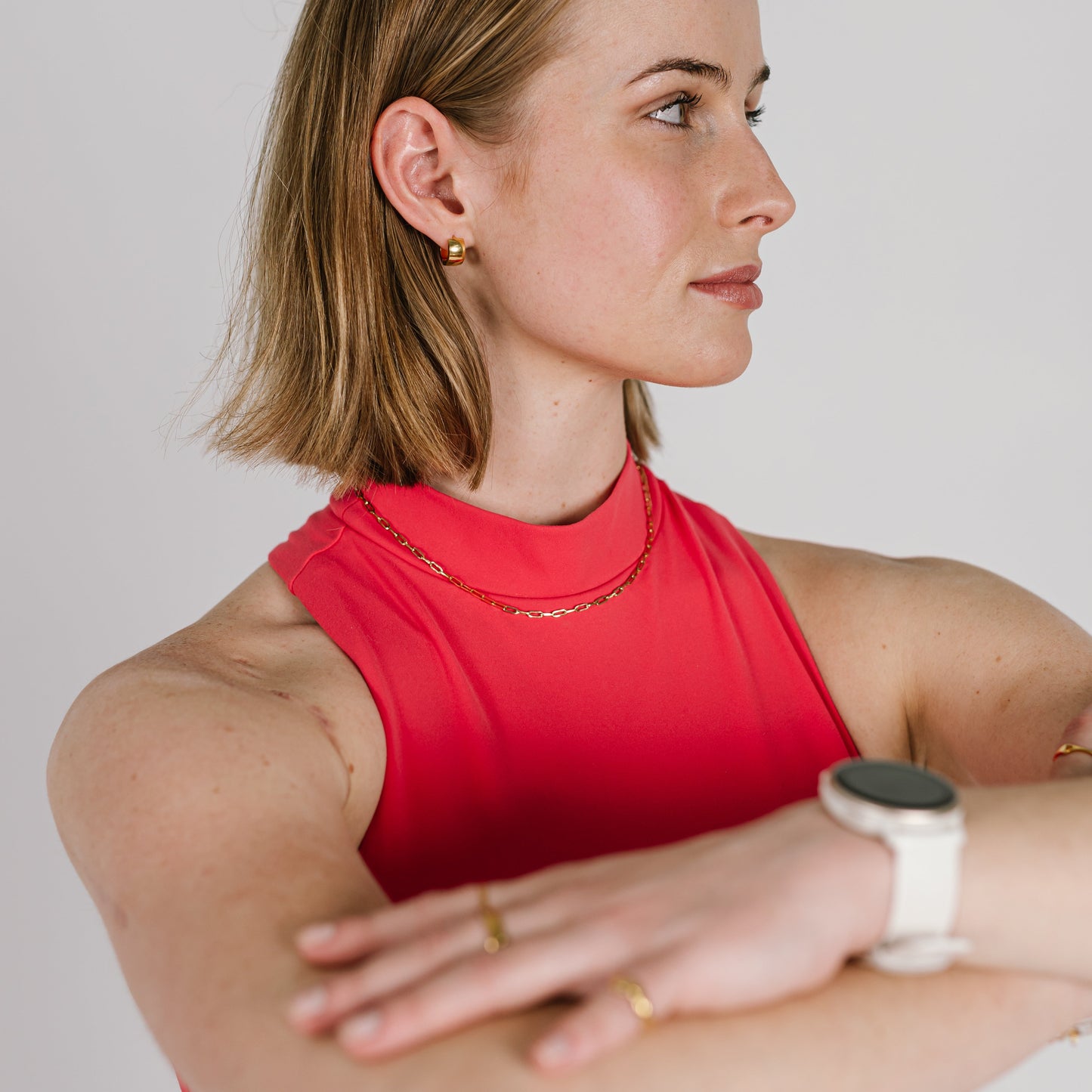 Dainty Paperclip Necklace