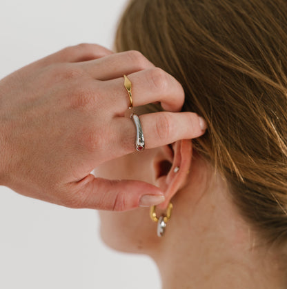 Organic Ring Silver