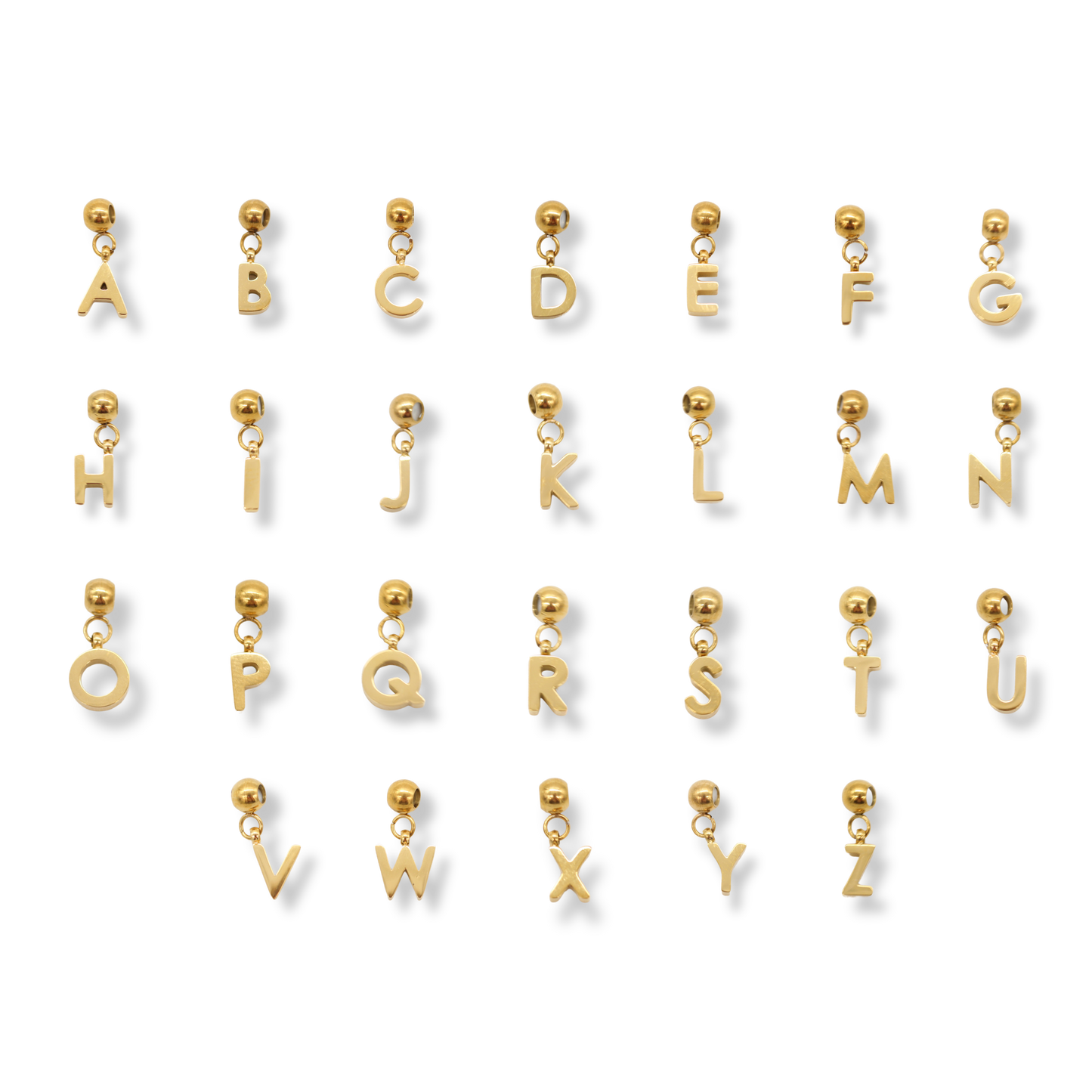 Slide-On Letter Charms