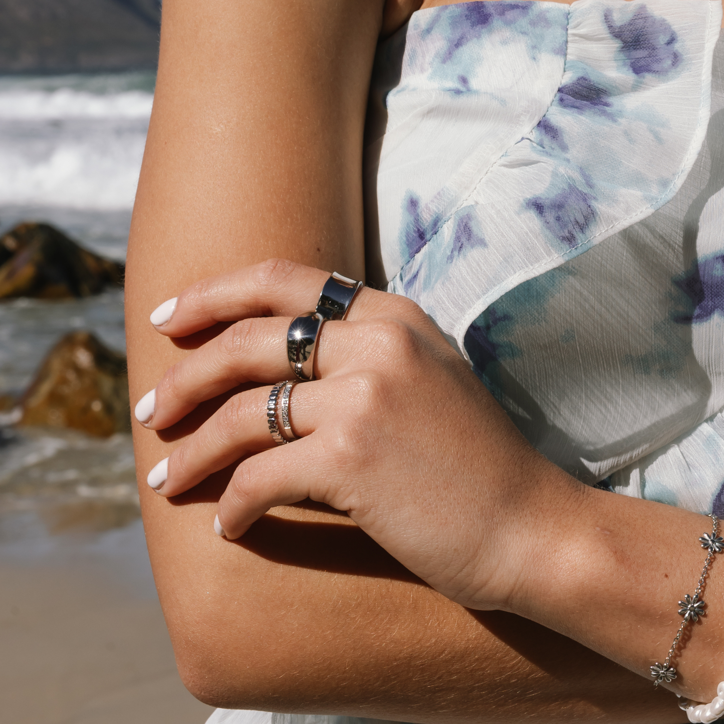 Half Eternity Ring Silver