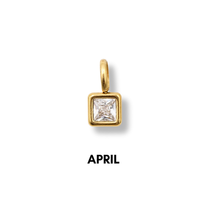Birthstone Charms Gold