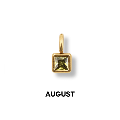 Birthstone Charms Gold
