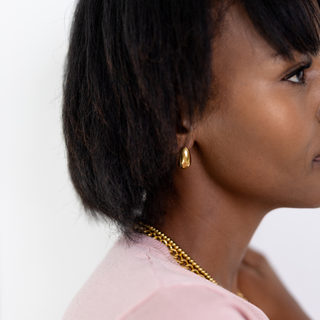 Curved Drop Earrings