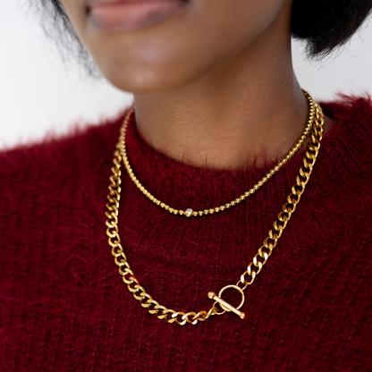 Bulky Clasp Necklace