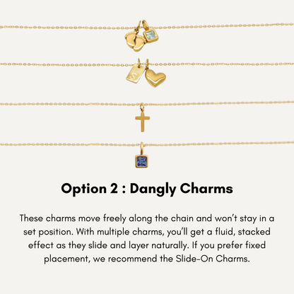 Slide-On Charm Necklace