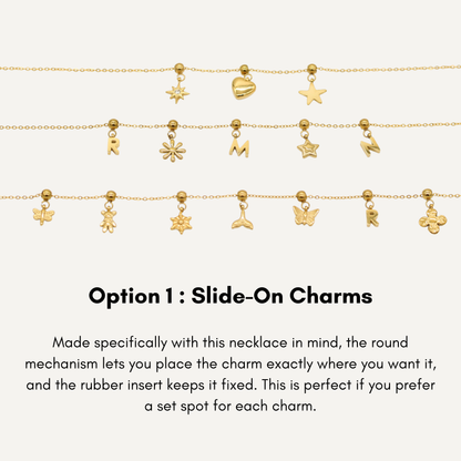 Slide-On Charm Necklace