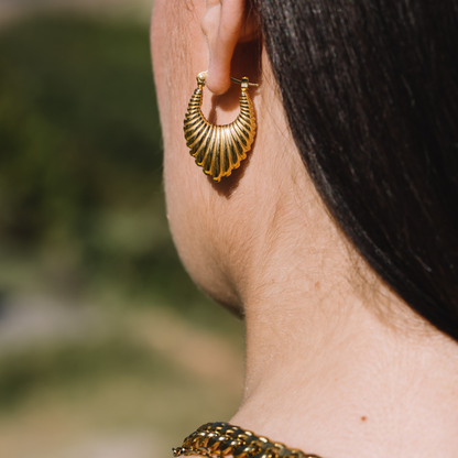 Summer Croissant Earrings