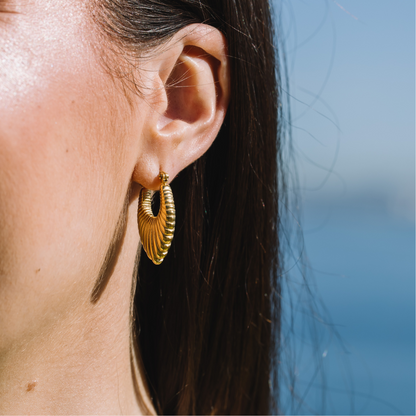 Summer Croissant Earrings