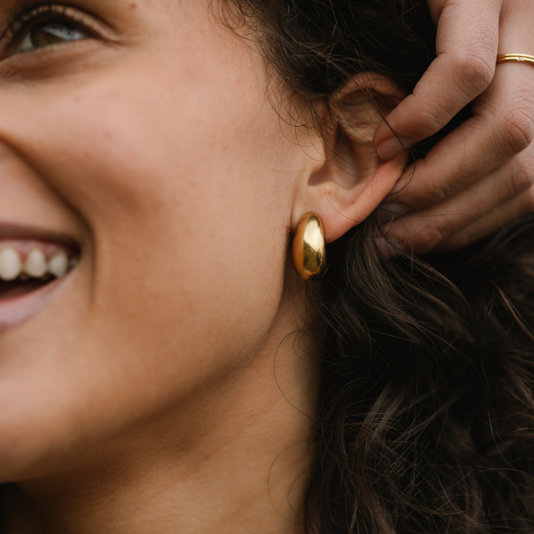 Curved Drop Earrings