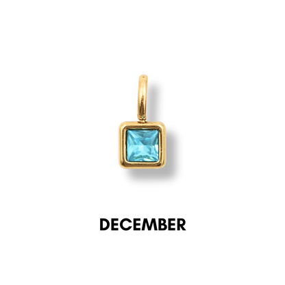 Birthstone Charms Gold