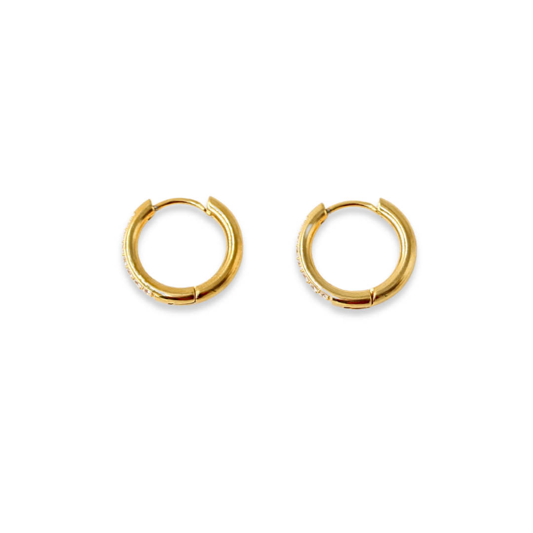 Elizabeth hoops Gold