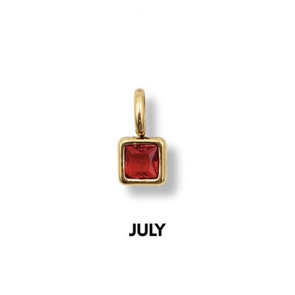 Birthstone Charms Gold