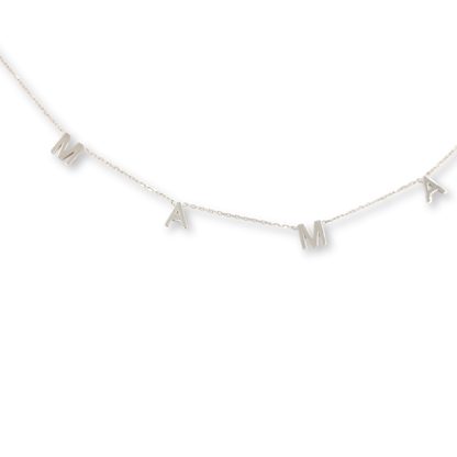 MAMA Necklace Silver