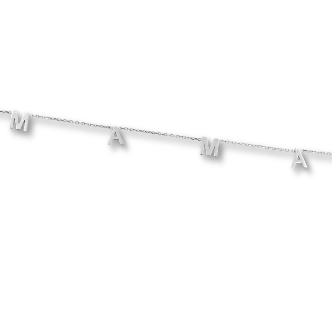 MAMA Necklace Silver