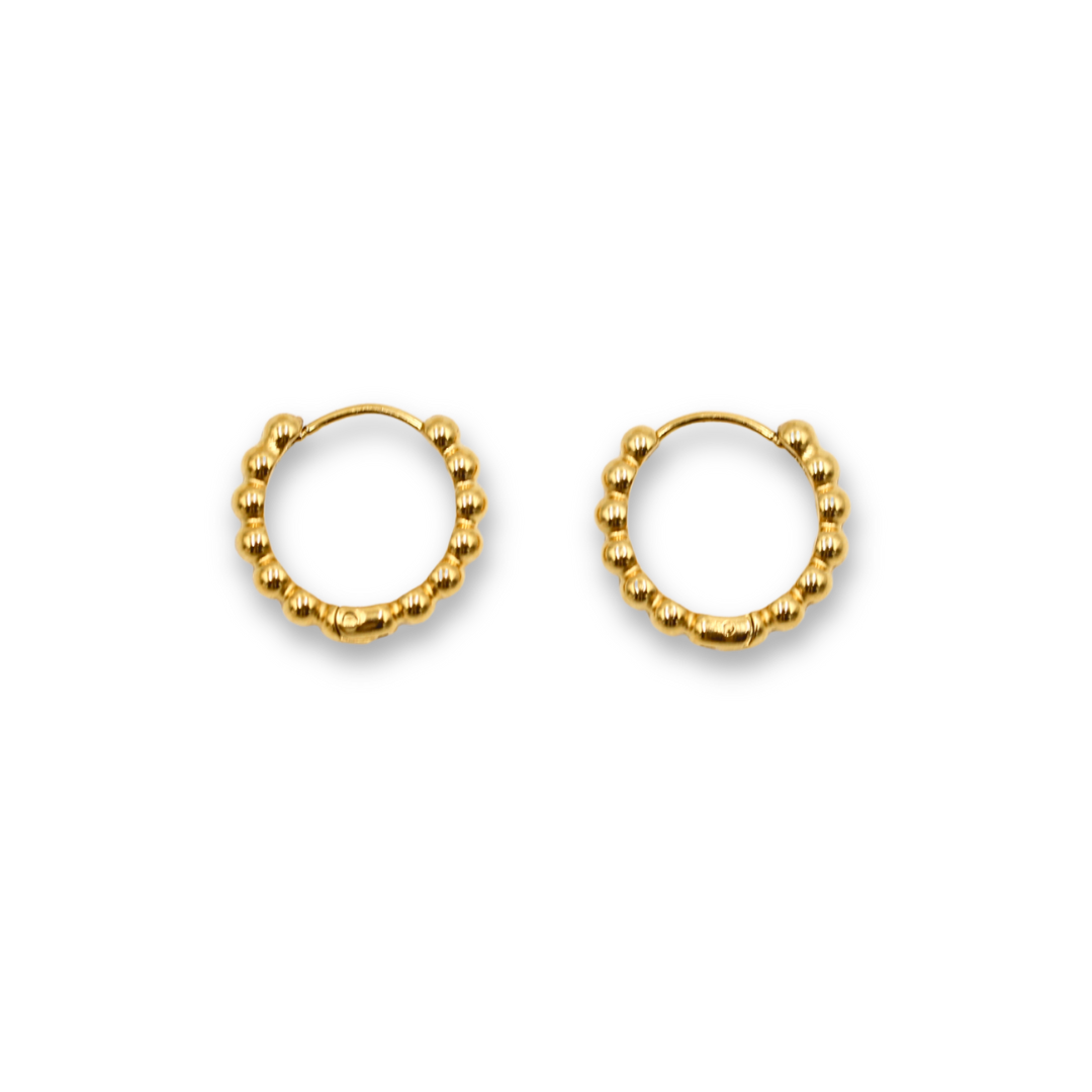 Dainty Bubble Hoops