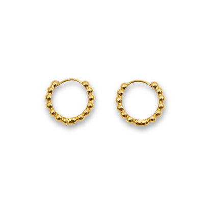 Dainty Bubble Hoops