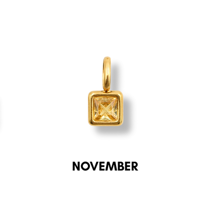 Birthstone Charms Gold